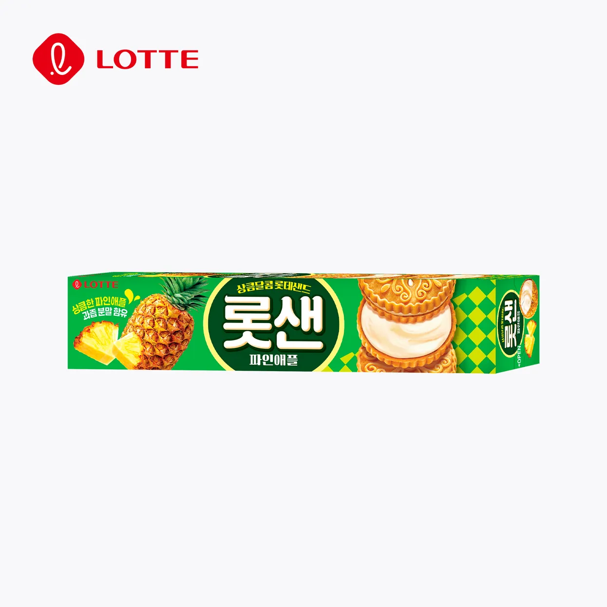 Лотте Печенье «Лотте Сэнд» со вкусом ананаса — фото 1